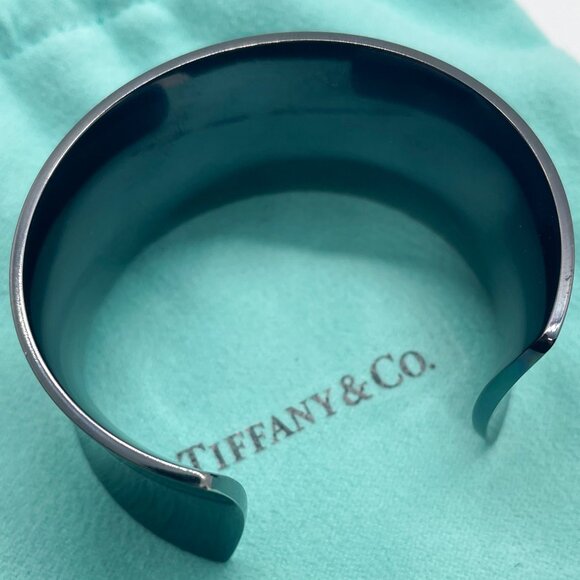 Tiffany & Co. 1837 Wide Titanium Cuff Bracelet 6" Circumference – Excellent - Picture 8 of 12